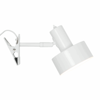 Regulowany kinkiet Matis z praktycznym klipsem zaciskowym