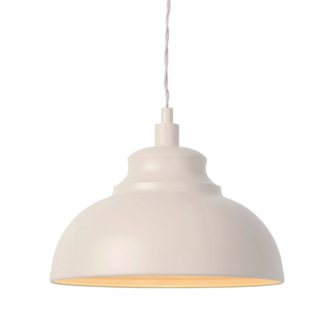 Beżowa lampa wisząca Isla w nastrojowym stylu – idealna nad blat