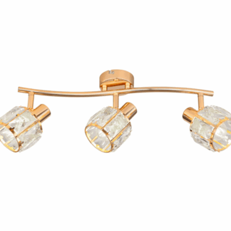 Kryształowy żyrandol w stylu glamour Dubai w odcieniu różowego złota