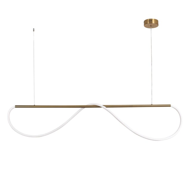 Stylowa lampa wisząca Meleca M na listwie z możliwością regulacji barwy światła CCT