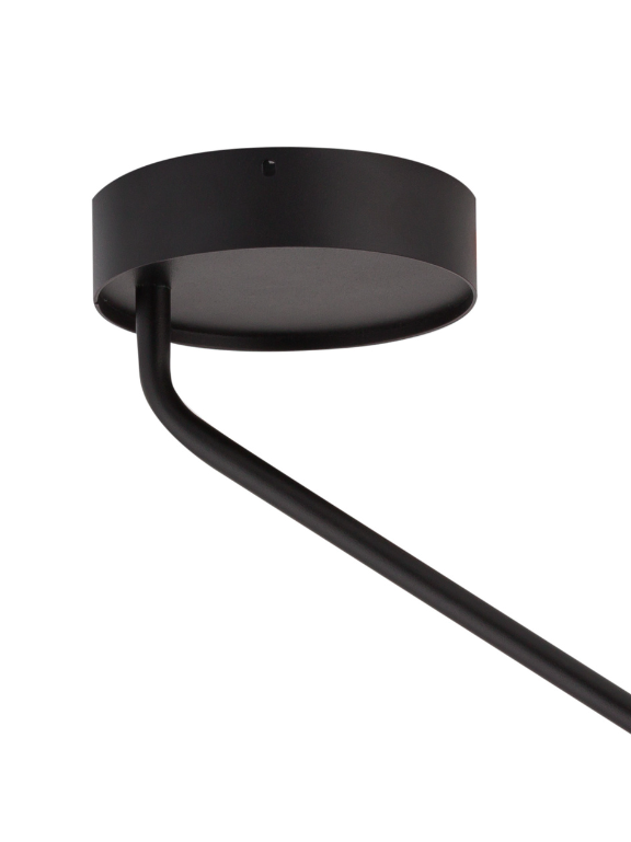 Lampa sufitowa CrossBee z dwoma białymi abażurami