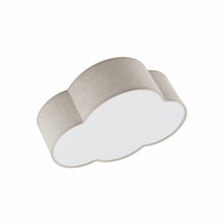 Dziecięca lampa sufitowa Cloud Mini z lnianym abażurem