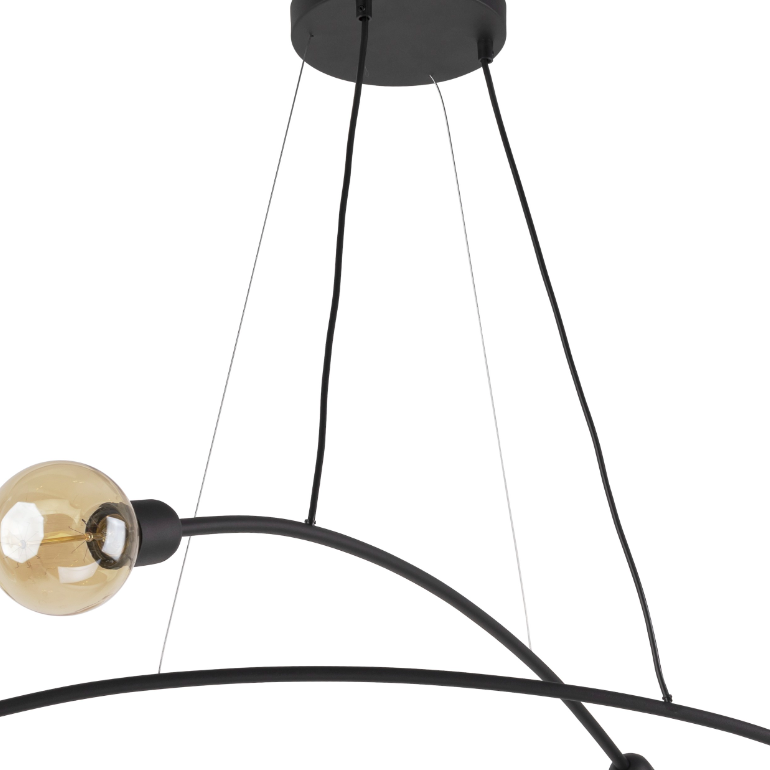 Industrialna lampa sufitowa Helix 4 – idealna do loftowych wnętrz