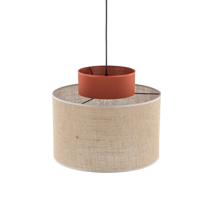 Wisząca lampa w stylu boho Duo Juta