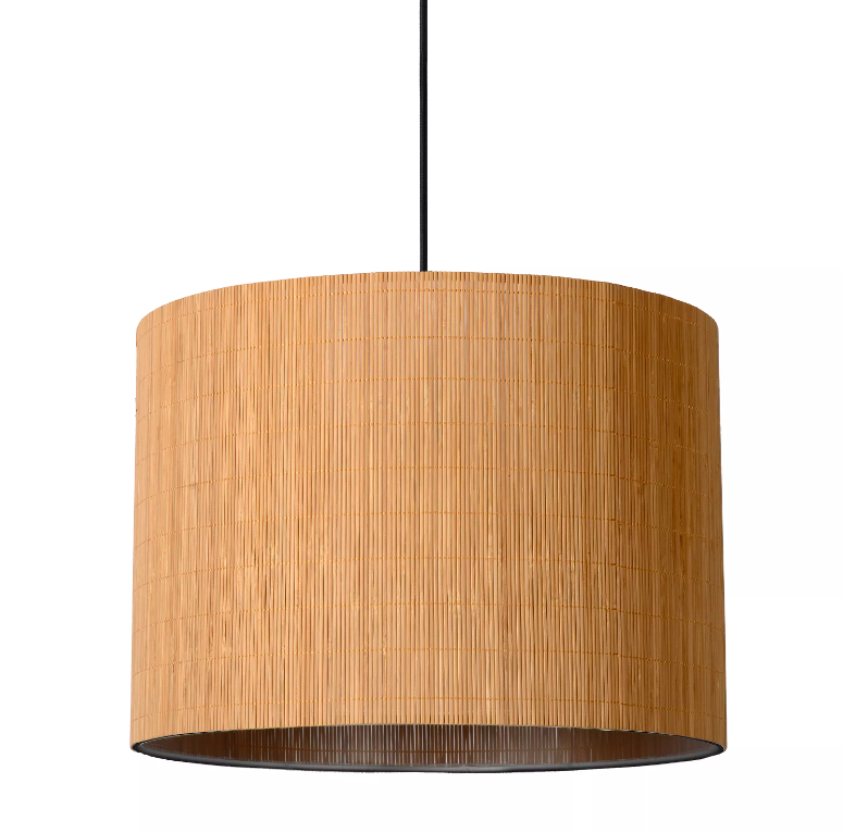 Wisząca lampa boho Magius z bambusa