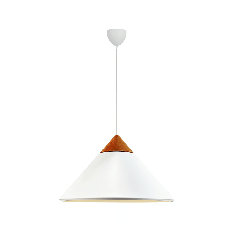 Lampa wisząca Kinto 42 w stylu japandi z nowoczesnym drewnianym wykończeniem