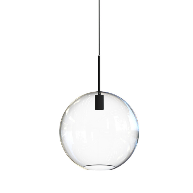 Wisząca lampa Sphere XL Nowodvorski z przezroczystym kloszem w kształcie kuli