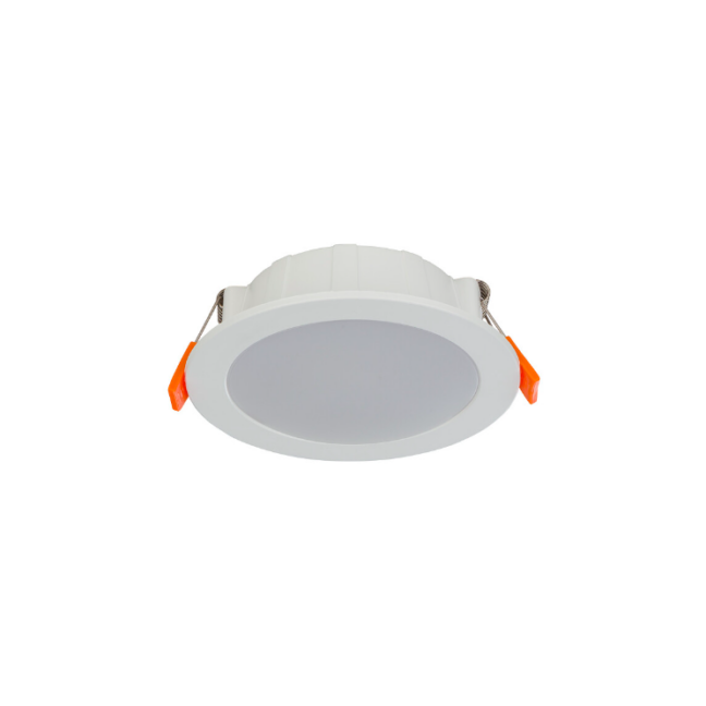 Łazienkowa lampa LED CL KOS o średnicy 12 cm, mocy 8W i barwie światła 4000K, z klasą szczelności IP44