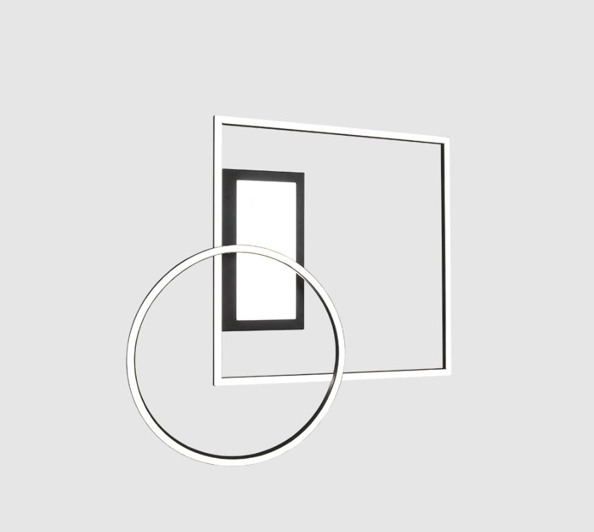 Nowoczesny żyrandol LED Downey z regulowanym pierścieniem i sterowaniem pilotem