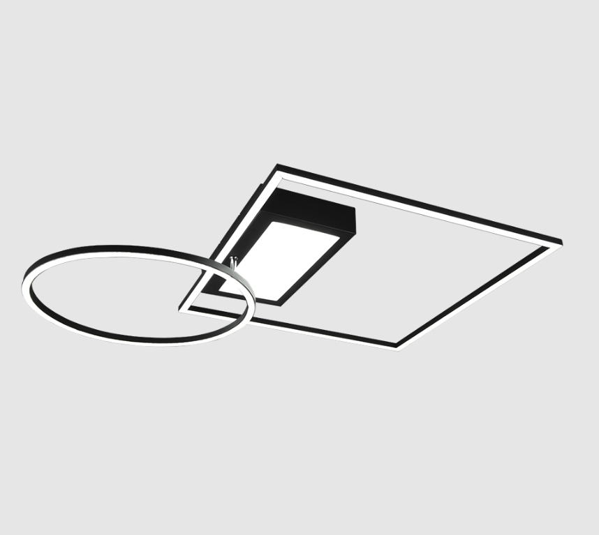 Nowoczesny żyrandol LED Downey z regulowanym pierścieniem i sterowaniem pilotem