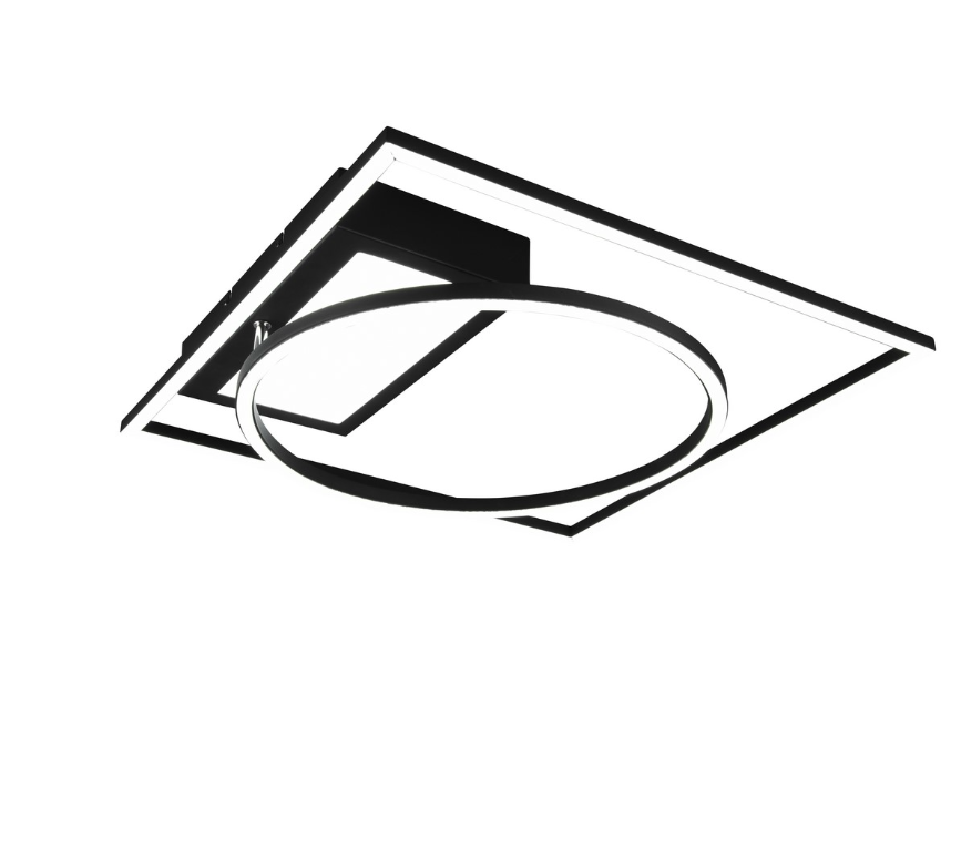 Nowoczesny żyrandol LED Downey z regulowanym pierścieniem i sterowaniem pilotem