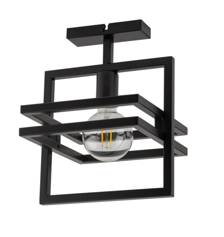 Czarny plafon w stylu loftowym HexaBlock od Ardant Studio