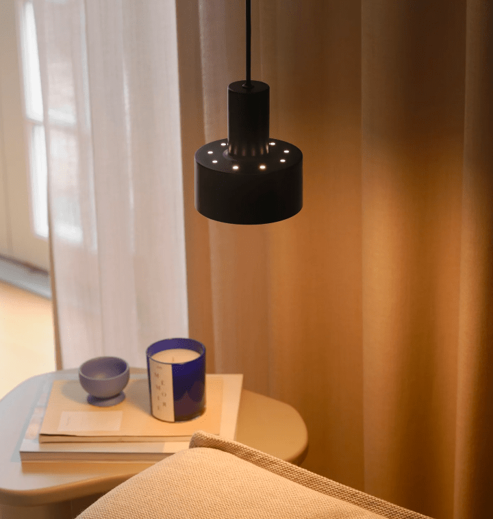 Mała wisząca lampa Matis o geometrycznym kształcie