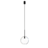 Wisząca lampa Sphere M z przezroczystego szkła w kształcie małej kuli