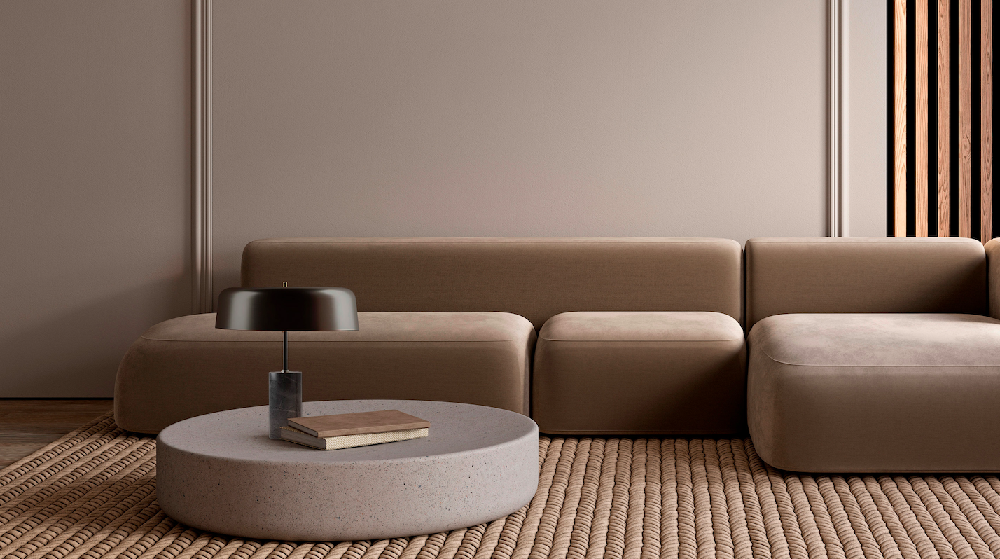 Elegancka lampa stołowa z marmuru Romina Robin idealna do salonu