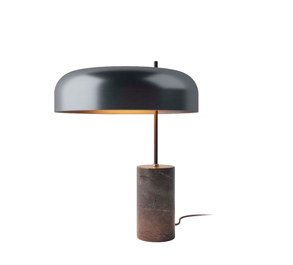 Elegancka lampa stołowa z marmuru Romina Robin idealna do salonu