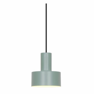 Mała wisząca lampka Matis w subtelnym odcieniu zieleni