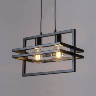 Industrialna lampa wisząca HexaBlock 2 w nowoczesnym stylu