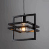 Loftowa lampa wisząca HexaBlock w nowoczesnym stylu nad wyspę kuchenną