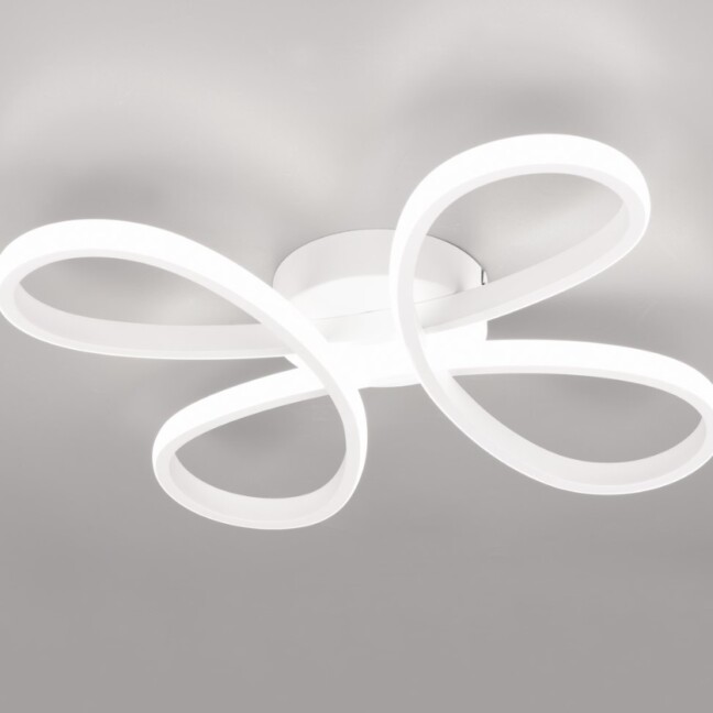 Nowoczesna biała lampa sufitowa LED FLY o mocy 22W