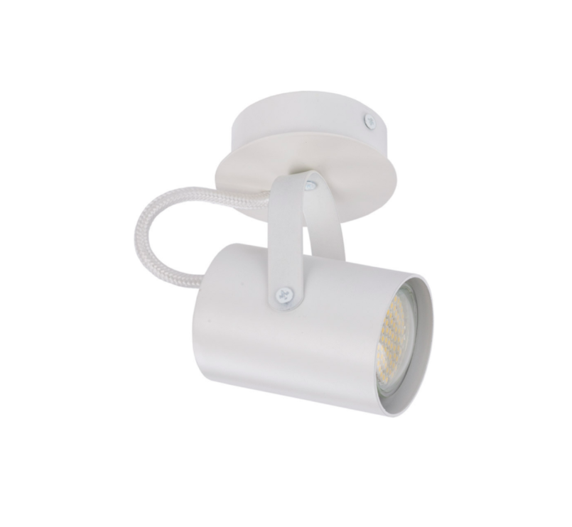 Nowoczesny biały reflektor sufitowy Modulon