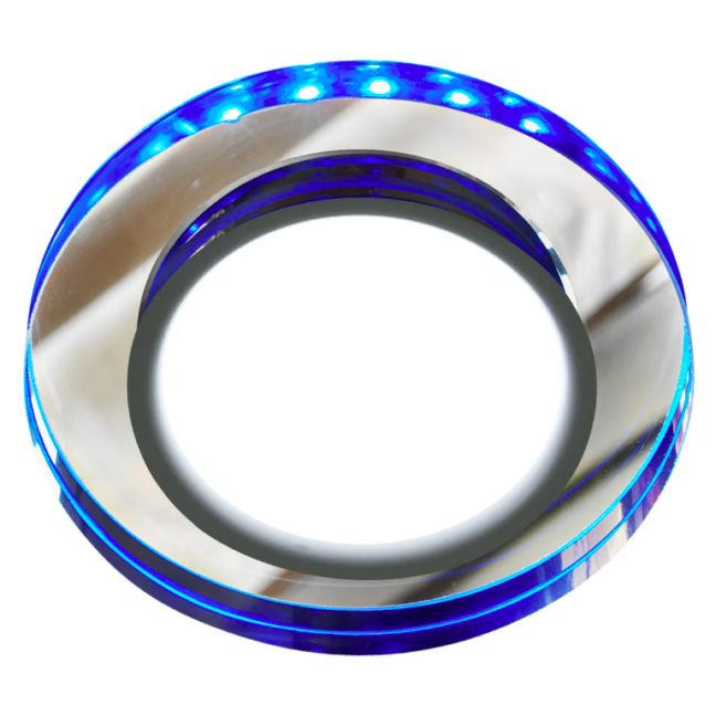 Sufitowe oczko z niebieskim podświetleniem LED SMD Candellux