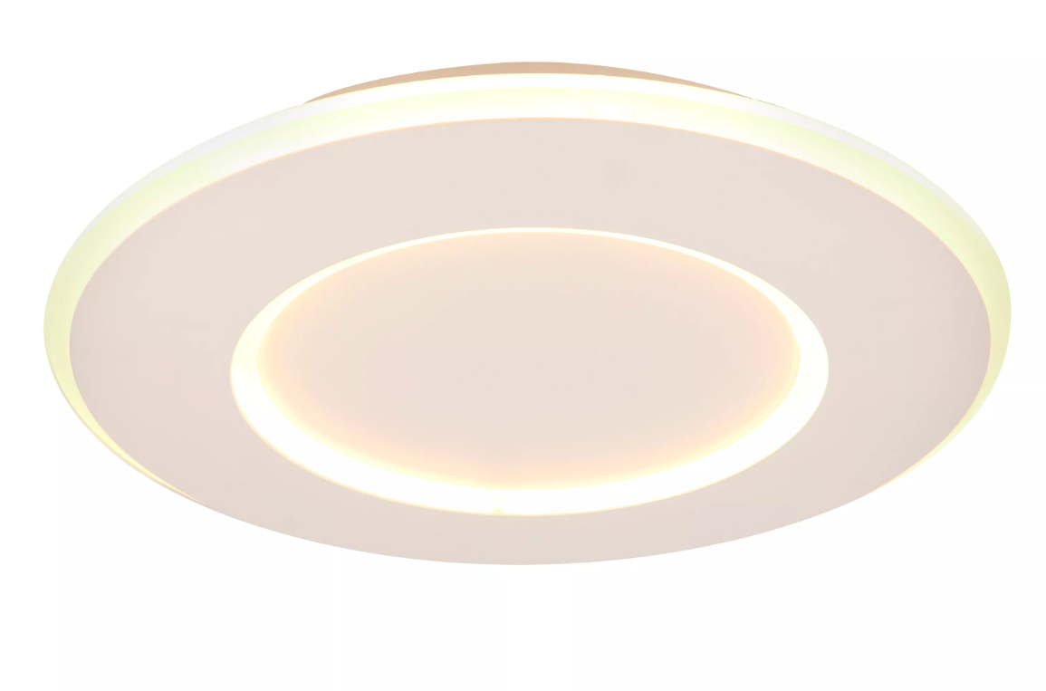 Płaski plafon LED Axelle 24W w okrągłym kształcie z efektem podświetlenia