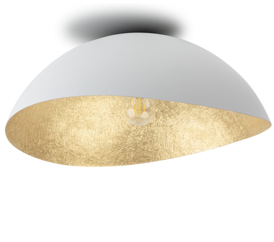Biało-złoty plafon Velaris 48 do kuchni
