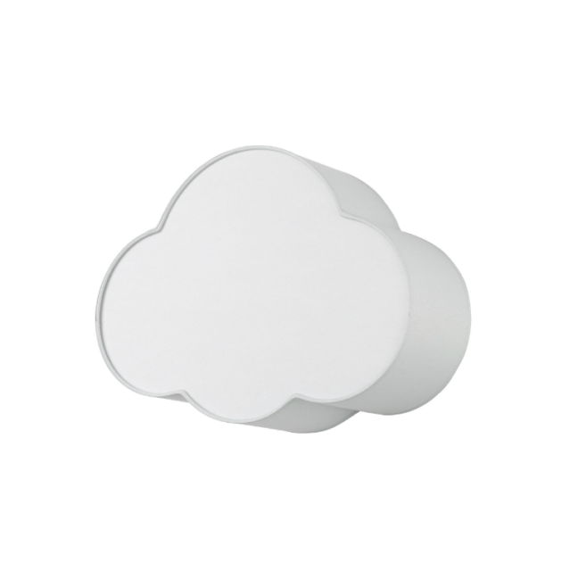 Szary plafon w kształcie chmurki Cloud Mini, idealny do dziecięcego pokoju