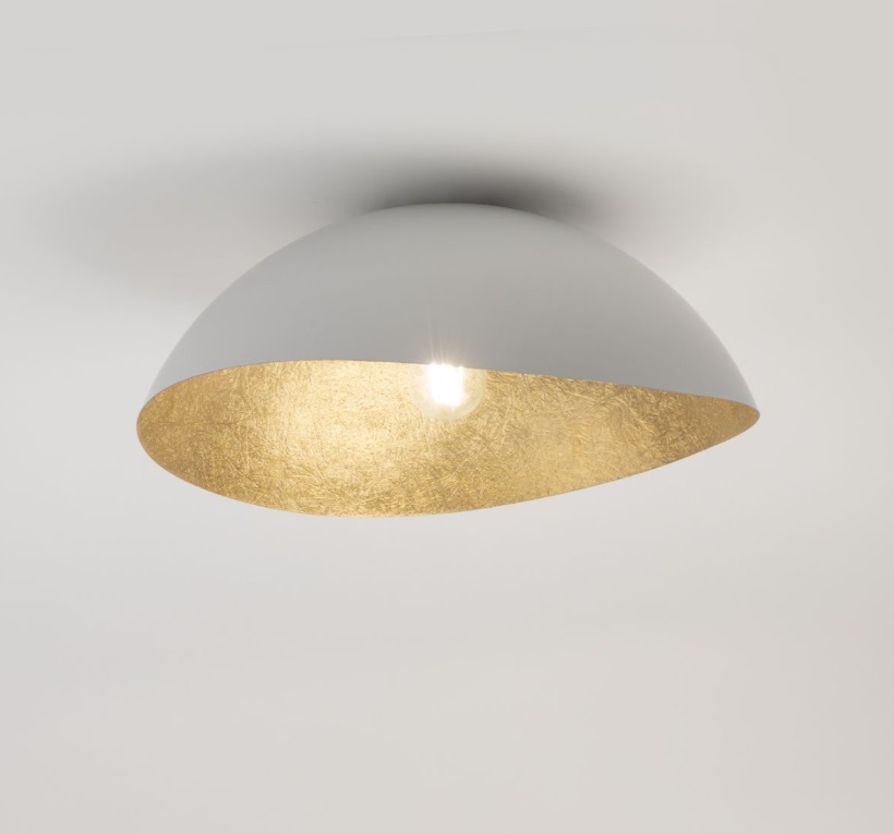 Biało-złoty plafon Velaris 48 do kuchni