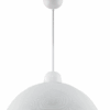 Szklana wisząca lampa do kuchni Lukrecja z dekoracyjnym wzorem
