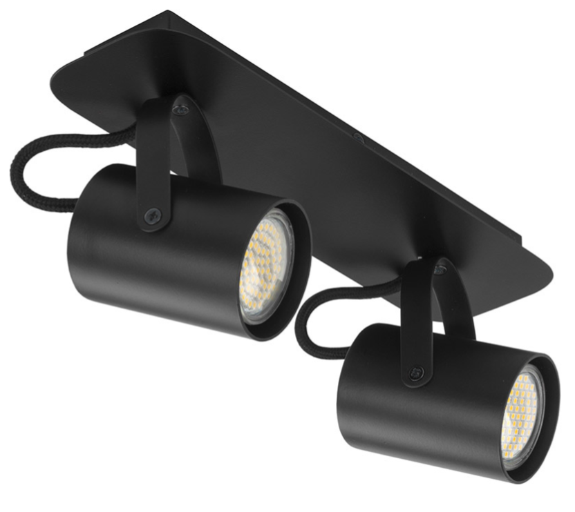 Regulowany podwójny reflektorek sufitowy Modulon 2