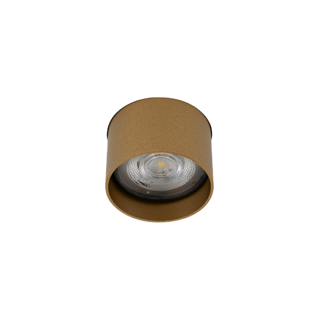 Ruchome oczko sufitowe Mono Slide Trimless w kolorze satynowego złota
