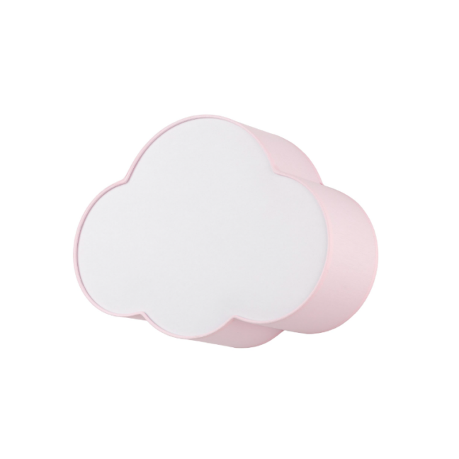 Różowa lampa sufitowa w kształcie chmurki Cloud Mini dla dziewczynki