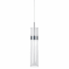 Srebrna chromowana lampa wisząca Ambiente LED CCT