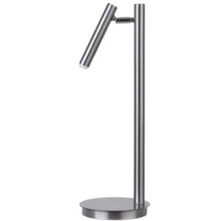 Srebrna lampka Filora idealna na biurko lub szafkę nocną