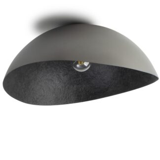 Nowoczesny srebrny plafon Velaris 48 do sypialni