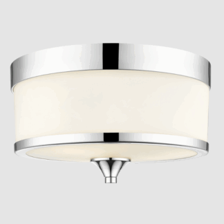 Srebrny plafon FleetWood ze szkła zachwyca eleganckimi zdobieniami