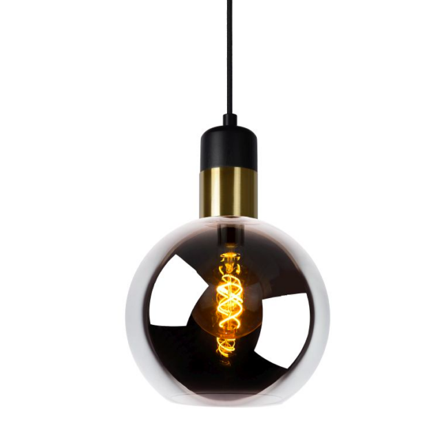 Lampa wisząca Julius 20 z przydymionego szkła