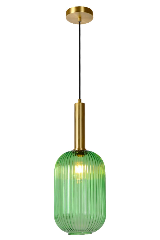 Zielona lampa wiszaca ze szkla Maloto 20