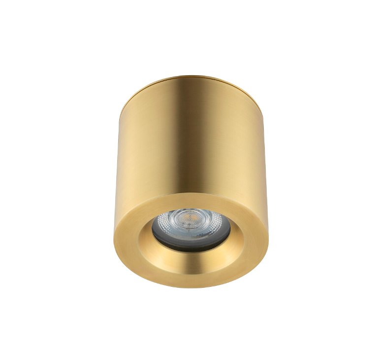 Złoty spot natynkowy Ceara o klasie szczelności IP44