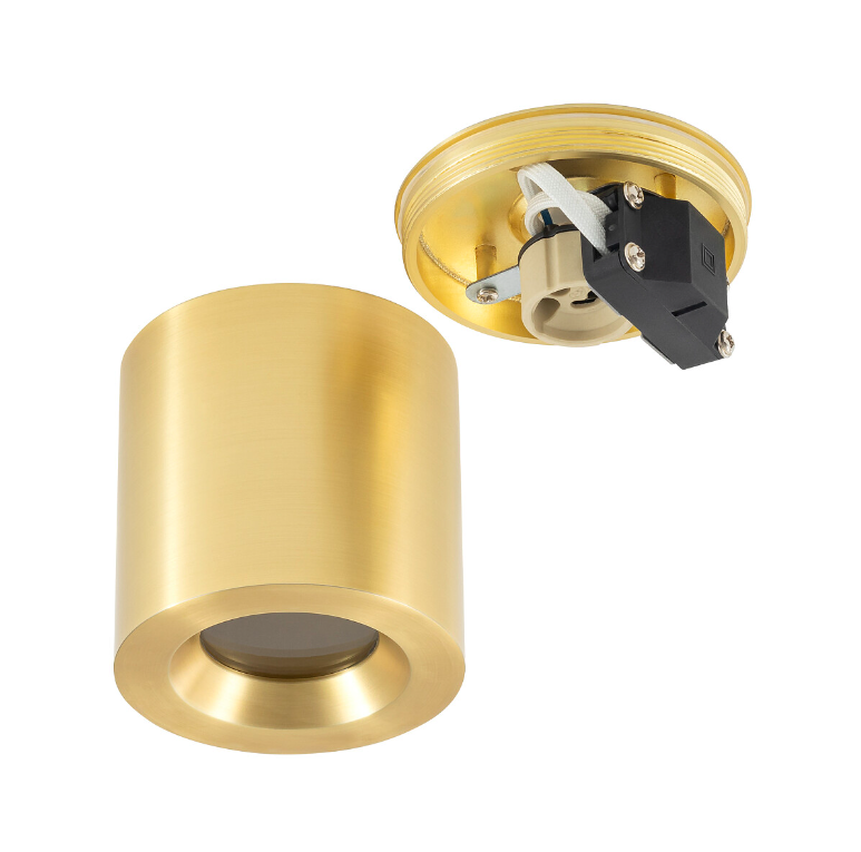 Złoty spot natynkowy Ceara o klasie szczelności IP44