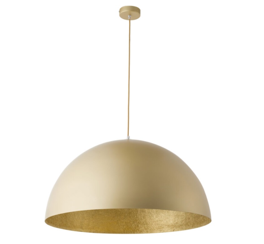 Elegancka złota lampa wisząca Sferoma 35
