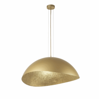 Nowoczesna złota lampa wisząca Velaris 48 do kuchni