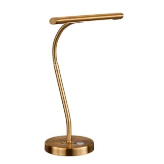 Lampka LED w kolorze patyny do biura kancelarii Curtis