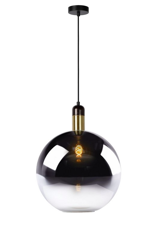 Lampa sufitowa Julius 40 z dymionego szkła – duża kula