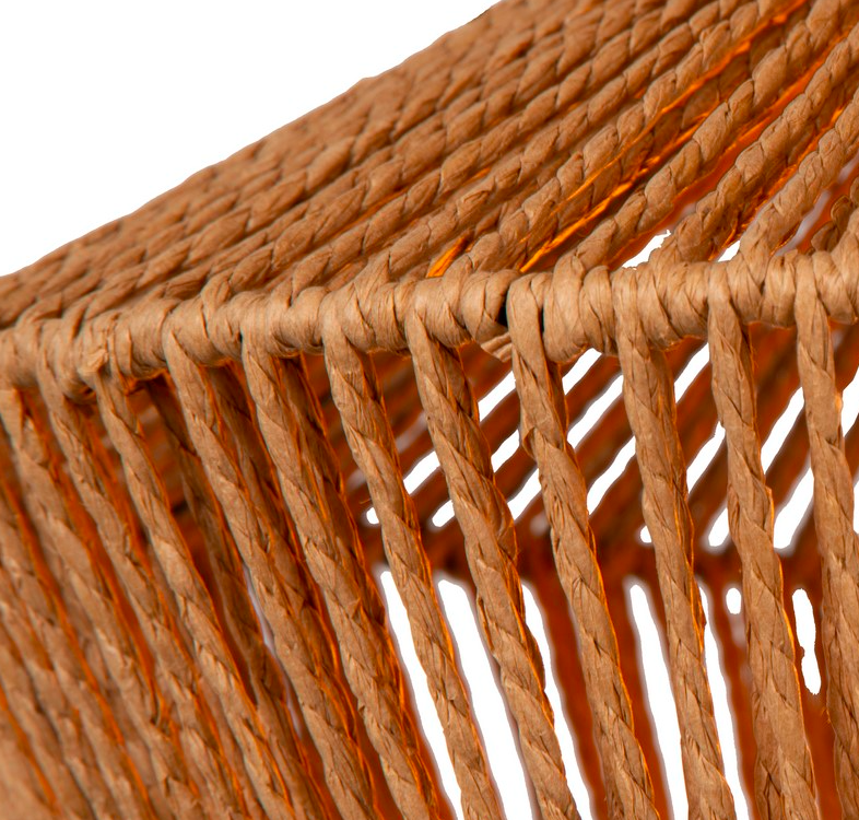 Lampa sufitowa Yunkai 3 wisząca z plecionego papierowego sznura