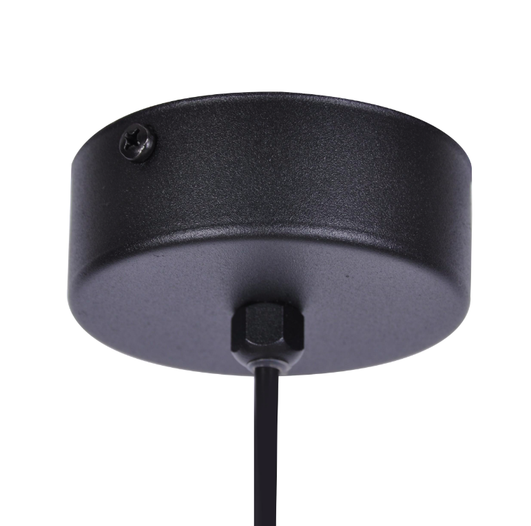 Wisząca lampa Faro 30 z dużym mlecznym kloszem