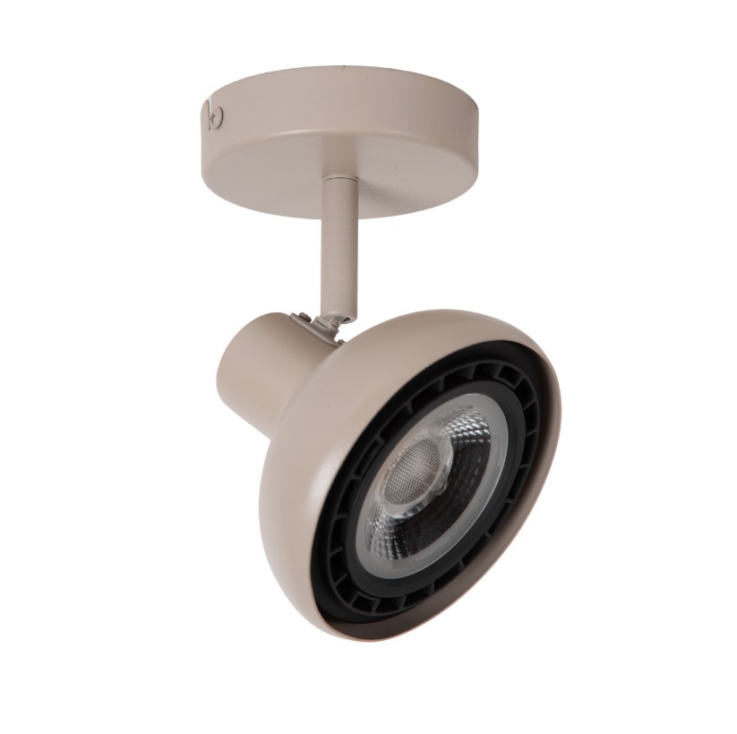 Ruchomy spot sufitowy Sensas w kolorze beżowym