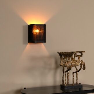 Kinkiet ścienny Tagalog z czarnego bambusa